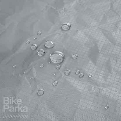 BikeParka XL Waterproof Bicycle Cover - PAVEMENT Grey - color: Pavement Grey