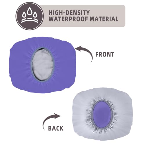 2-5 Gallon Horse Bucket Cover, Waterproof Horse Feed Bucket Cover, Lightweight and Easy to Use (Excluding Bucket, Purple) - color: Purple