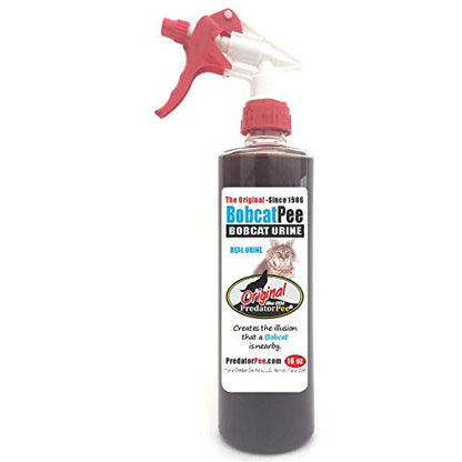 PredatorPee Real Bobcat Urine Natural Predator Scent Outdoor Garden - size: 16 oz