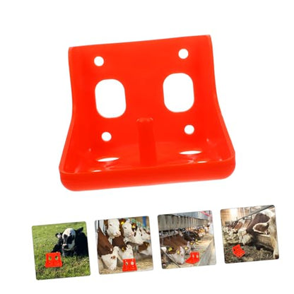 Salt Block Feeding Box Set for Cattle Sheep Livestock Farm Sturdy Plastic Holder