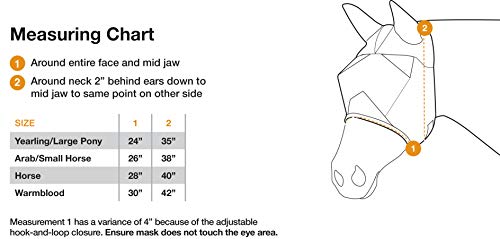 Cashel Company Economy Small Horse Fly Mask Tan Arab/Small