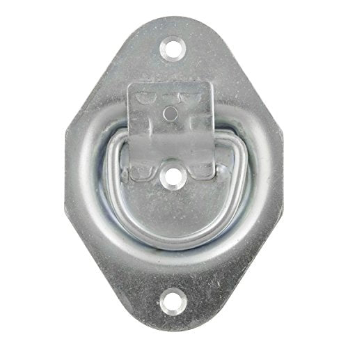 CURT 83601 1-3/8 x 1-7/8-Inch Recessed Trailer Rope Ring Tie Down Anchor, 1,200 lbs Capacity - size: 1 Count (Pack of 1)