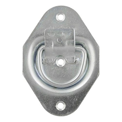 CURT 83601 1-3/8 x 1-7/8-Inch Recessed Trailer Rope Ring Tie Down Anchor, 1,200 lbs Capacity (Pack of 2) - size: 1 Count (Pack of 2)