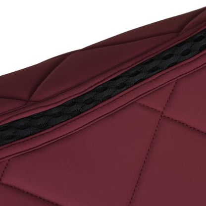 WeatherBeeta Soft Shell Pro 3D Air-Tec Dressage Saddle Pad - color: Burgundy