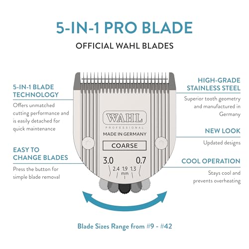 Wahl Professional Animal 5-in-1 Adjustable Blade, 2179-401, Coarse