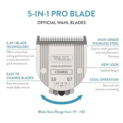 Wahl Professional Animal 5-in-1 Adjustable Blade, 2179-401, Coarse