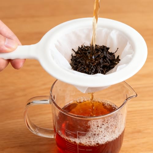 2 Pcs Fine Mesh Strainer for Juicing, 100 Mesh Nylon Mesh Strainer Plastic Sieve with Handle for Soy Milk Coffee Yogurt Juice Tea Leaf Filter Honey Baking Cooking Kitchen Essential Gadget Tool