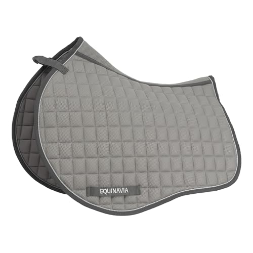 Equinavia Svalbard NordicAir Tech Horse Saddle Pad, Equestrian Saddle Pads - color: Light Grey