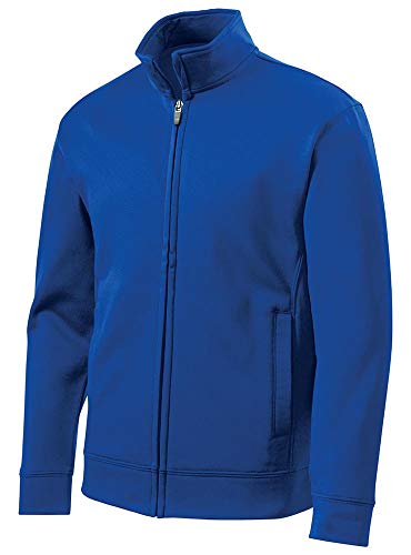 DRIEQUIP - Youth Moisture Wicking Fleece Full-Zip Jacket in Sizes XS-XL - color: True Royal, size: Small