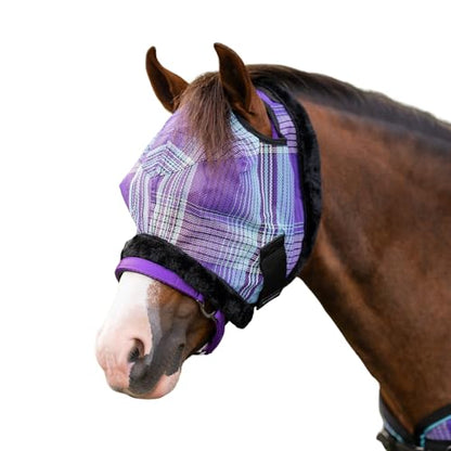 Kensington Protective Products MINI and Pony Fly MASK with Fleece Trim, Lavender Mint, PON - color: 2017 - Lavender Mint, size: Pony