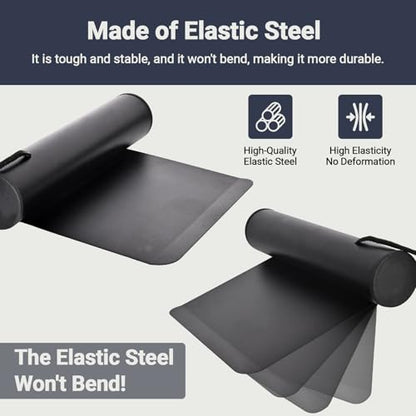 Professional Vinyl Fence Rail Removal Tool Flexible Steel Construction Fits 5-1/2" Rails Prevents Bending Makes Repairs and Replacements Easier