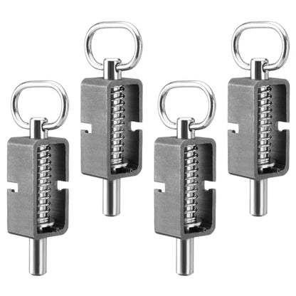 5/8" Weld-On Spring Latch Assembly, Trailer Gate Latch with Plain Tube | for Trucks & Trailers, 4-Pack - size: Pack of 4