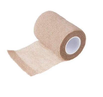 Medi-First 6103 Rip-N-Wrap Elastic Cohesive Wrap, 3" x 5 Yds., Natural - size: 3-Inch