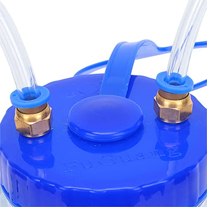 Fydun Goat Milking Machine, Portable Household Machine, Milk Handling Supplies Manual Milker with Vacuum Pressure Pump Making Sheep Hand Pulse for Goats (Double Sided) - size: Double Sided