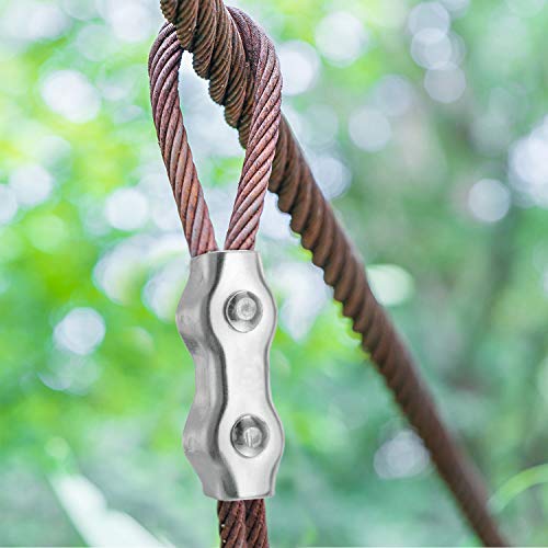 Poly Rope Connector Wires Splicer Galvanized Steel Connector for Electric Fences (20)
