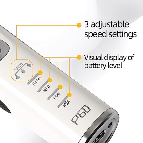 Dog Grooming Clippers for Thick Heavy Coats 3 Speeds Low Noise Pet Grooming Kit Cat Eletric Clipper with 10FC Ceramic & Stainless Steel Blade - color: White, size: Clipper
