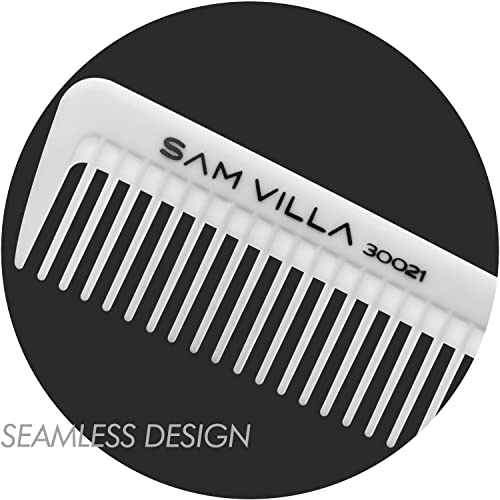 Sam Villa Artist Series Professional Detailing & Hair Parting Comb - color: Ivory