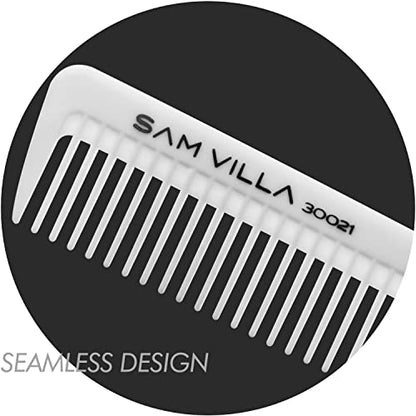 Sam Villa Artist Series Professional Detailing & Hair Parting Comb - color: Ivory