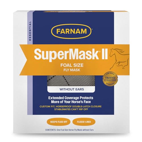Farnam Supermask II Fly without Ears,Assorted,Floral