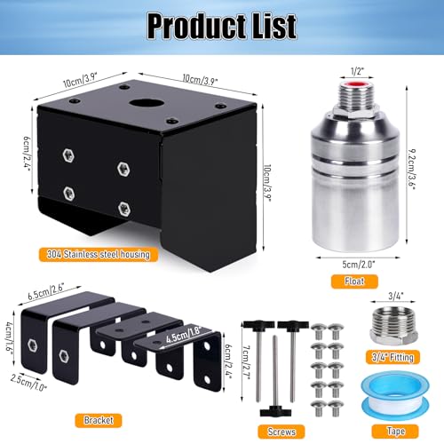Water Trough Float Valve for Stock Tank