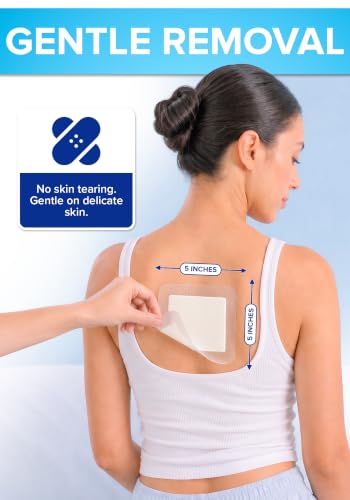 20Pcs Silicone Foam Dressing | 5x5 Bed Sore Bandages | Wound Care FSA&HSA - size: 5x5 20ct