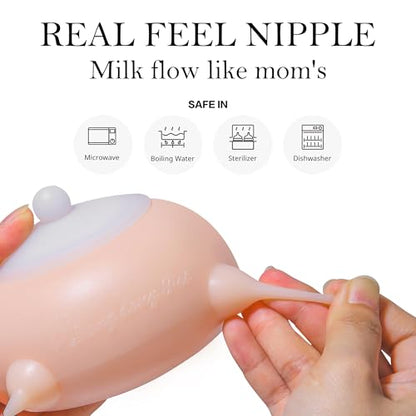 Doggiema Puppy Milk Feeder Nipple Puppy Bottle Puppy's Feeder - size: S Size(Kitten/Mini Puppy)