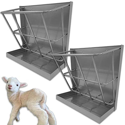 2Pcs Hay Feeder Goat 22 Gallon - size: 2 IN 1 (2PCS)