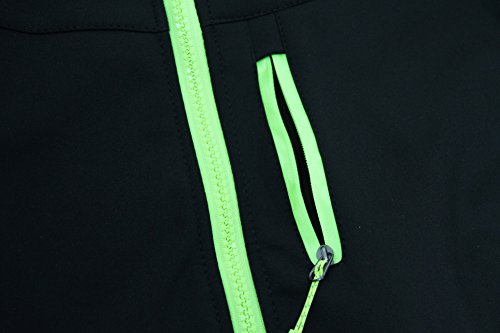 M2C Boys Girls Hooded Windbreaker Fleece Lined Softshell Jacket - color: Black, size: 4T