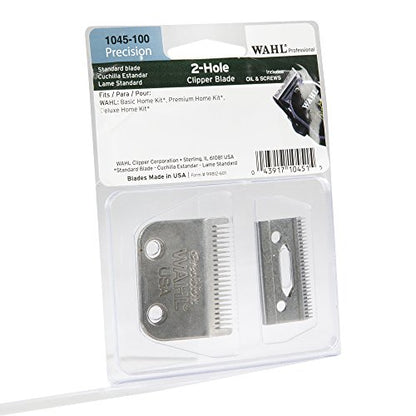 Wahl Professional Precision 2 Hole Home Use Clipper Blade Fits Wahl Basic, Deluxe, Exclusive - size: 3 Piece Set