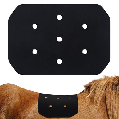Sadnyy No Slip Pad for Horse Western Saddle Pads Secure Breathable and Contoured Fit Universal Size Black (17 x 21 Inch)