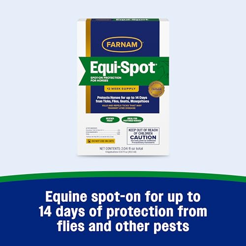 Farnam Equi-Spot, Weather Proof Targeted Spot On Protection, 12 Week Supply - size: 12 Week Supply