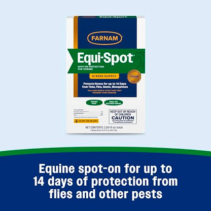 Farnam Equi-Spot, Weather Proof Targeted Spot On Protection, 12 Week Supply - size: 12 Week Supply