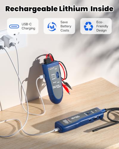 NOYAFA Underground Wire Locator, Wire Tracer for Dog Fence Repair - color: Blue