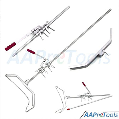 Durable Baby Cow delivery Apparatus Calf Puller & (1pc) OB Handle, (1pc) Chain 30" Veterinary Instruments for Dairy Farm