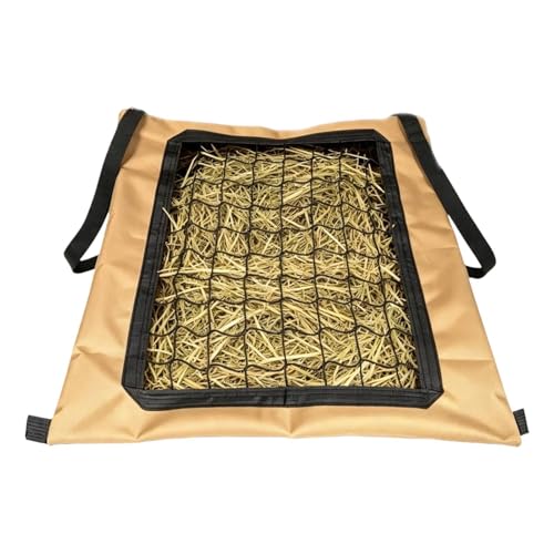 Horse Hay Bag Large Capacity Heavy Duty Oxford Cloth Feeder | Horses Hay Feeder for Goats, Donkeys, Animals, Rabbits, Trailer, Livestock, Ranch, Farm, Outdoor, Garden, Outsides