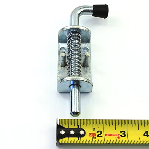 (Pack of 2) 1/2" Spring Pin Latch Lock Assembly for Utility Trailer Gate - Heavy Duty
