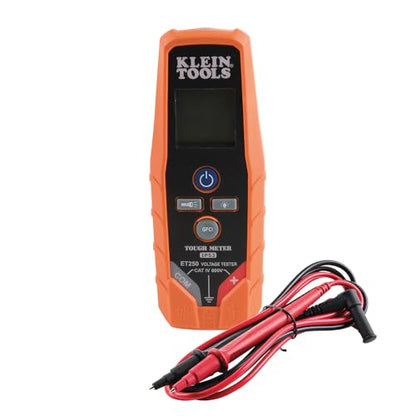 Klein Tools ET250 Voltage Meter, AC/DC Tester, Digital Multimeter, Low Voltage Tester with Batteries - style: AC/DC Voltage & Continuity
