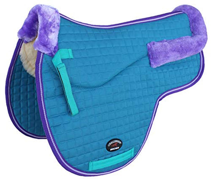 St. Charles Challenger Horse Contoured Fleece Lined Quilted English Saddle Pad 72111