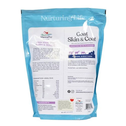 Manna Pro Goat Skin & Coat Supplement with Vitamins, 4 lb Bag