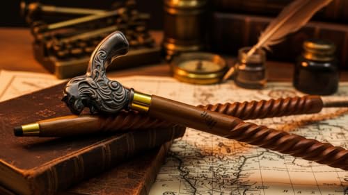 Handmade Solid Brass Head Handle Vintage Style Antique Wooden Walking Stick Cane Gift (3 Fold Wooden Walking Cane) - style: Dragon walking hadle stick