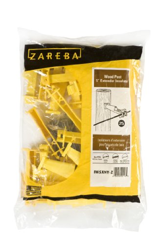 Zareba IW5XNY-Z Nail-on 5-Inch Extender Insulator, 25 per Bag - color: Yellow