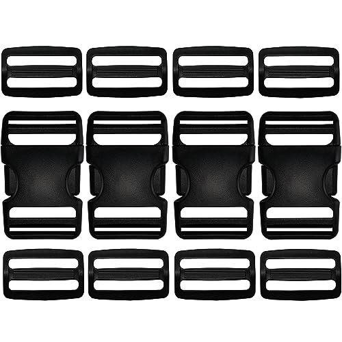 1.5 Inch Buckles Kit, 4 Buckles for Backpack Parachute Dog Collars and DIY - color: 1.5 Inch Buckles