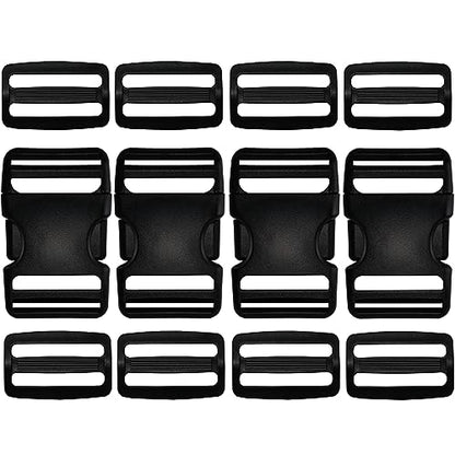1.5 Inch Buckles Kit, 4 Buckles for Backpack Parachute Dog Collars and DIY - color: 1.5 Inch Buckles