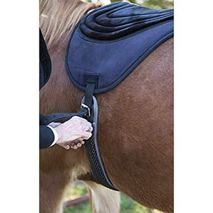 Intrepid International Comfort Plus Bareback Pad, Black, 21-3/4 in x 22"