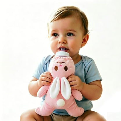 SZCQ Animal Baby Insulated Bottle Bags Milk Bottle Thermal Bag Plush Sleeve Covers Feeder Pouches Storage Cover Milk Pouch Soft Keep Warm Baby Thermal Holder - color: Bunny