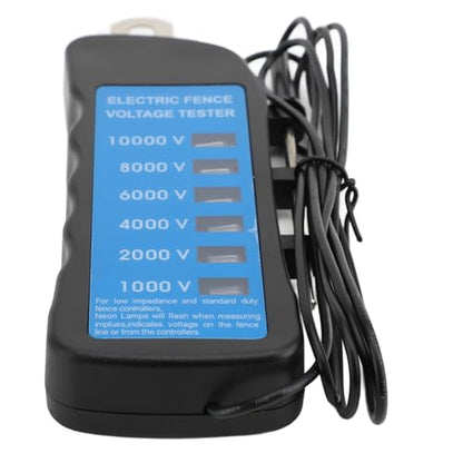 Digital Electric Fence Voltage Tester, Handheld, Fault Finder with LED Indicator for Livestock Equipment