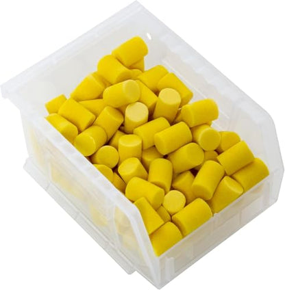 Akro-Mils 30210 AkroBins Plastic Storage Bins, 5"x4"x3", Clear, 24-Pack - color: Clear