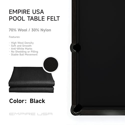 Championship - Invitational Felt w/Teflon - 7/8/9ft - color: Black, size: 7ft