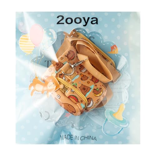 Water Bottle Carrier Bag with Strap for Kids - Water Bottle Bag Holder with Padded Strap Pocket 10/12/14/16/18Oz for Boys Girls School Walking Hiking Camping - style: Capy