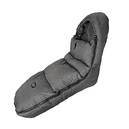 CozyMe Stroller Footmuff, Stroller Blanket with Hoodie for Toddler Winter Stroller Cover, Stroller Bunting Bag with Fleece Lined Front Height Adjustable & Removable Baby Bunting Bag for 6M-4T - color: black